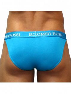 Трусы танга на эластичной резинке Romeo Rossi SIRR3001-10 бирюза