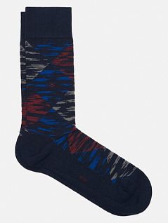 Носки с с гладкой текстурой Burlington 21909 Camo Argyle SO Темный-синий (6120)