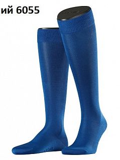 Износостойкие гольфы из тонкого хлопка Falke 15662 Tiago (муж.) Синий (6055)