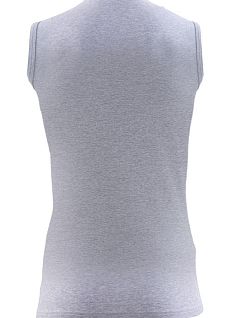 Мягкий мужской танг-топ светло-серого цвета BlackSpade TENDER COTTON b9234 Gray Melange