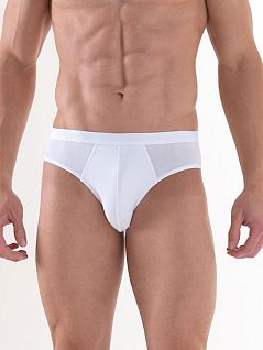 Мягкие мужские трусы-брифы из хлопка белого цвета BlackSpade AURA b9501 White распродажа