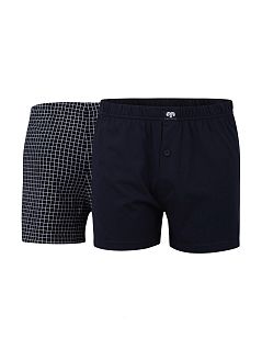 Набор боксеров свободного кроя (2шт) Ceceba FG002260/5XL-6XL Синий/Клетка