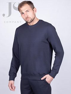 Эластичный свитшот из хлопка на манжетах Oxouno JSOXO 0677 FOOTER 01 свитшот индиго охо