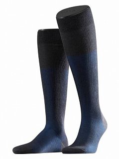 Серые мужские гольфы из хлопка Falke 15741 Fine Shadow KH (муж.) Серый 3194 распродажа