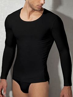 Теплая мужская футболка с длинным рукавом «Doreanse 2970c01 Thermo Vilof» черная распродажа