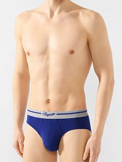 Ярко-синие брифы с заниженной посадкой Ermenegildo Zegna н3л610990ез Темный-синий 402