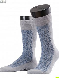 Двухцветные носки с уникальным рисунком Falke 13357 Byron SO Серый