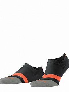 Эластичные носки с элементами сетки Burlington 21929 Argyle Racing SN Черный (3000)