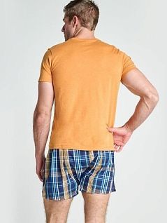 Однотонная футболка в спортивном стиле оранжевого цвета JOCKEY 120100HcY02