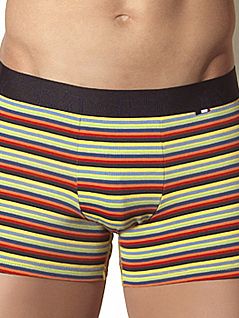 Облегающие боксеры с яркими полосками HOM 01087cM9