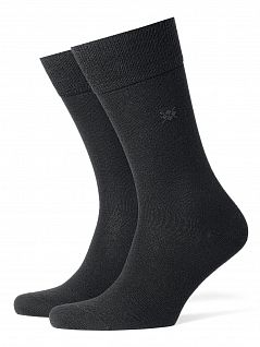 Мягкие носки из шерсти и хлопка Burlington 21007 Leeds SO (муж.) Черный (3000)