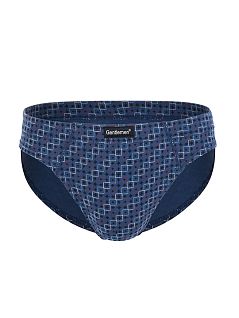 Набор брифов с геометрическим узором (2шт) Gentlemen DT8038гпТм Серый/Синий