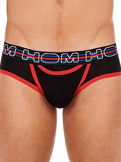 Эластичные брифы с эффектом «push-up» черного цвета HOM 40c2372c0004