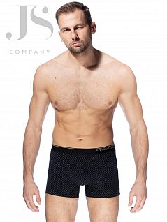 Мужские боксеры декорированы принтом в виде сетки Enrico Coveri JSEB 1684 boxer nero