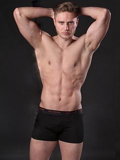 Нежные боксеры на комфортной посадке Jolidon DTТн246мм Black распродажа