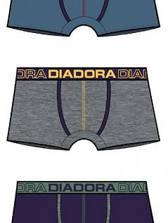 Комплект из 3 трусов боксеров из нежного материала Diadora DIB05912G3 ассорти (ass)