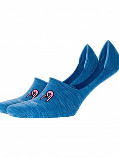 Крутые подследники из яркой пряжи BURLINGTON 21807 Rock On IN Голубой 6506