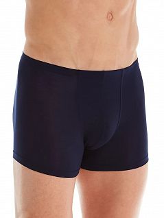Мягкие трусы-боксеры на тонкой эластичной резинке ZIMMERLI 7001348зимерли Синий