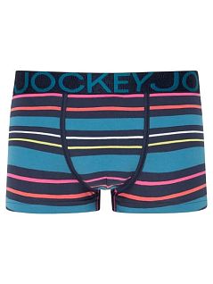 Хлопковые боксеры в разноцветную полоску синего цвета Jockey 1823241cB04