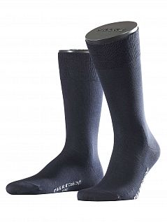 Стильные носки из матового хлопка высшего качества Falke 13230 Cool SO (муж.) Темный-синий (6370)