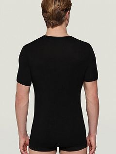 Бамбуковая футболка с оптимальной терморегуляцией BIKKEMBERGS BKK1UTS03cBlack