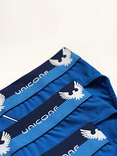 Однотонные слипы из хлопковой ткани Uniconf VOUniconf_PB07 Голубой Голубой