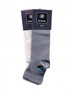 Комплект из 10 пар укороченных мужских носков бежевого цвета "Rusocks" Collection M-393