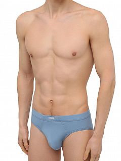 Дышащие брифы из шелковистого модала на широкой резинке ERMENEGILDO ZEGNA н3л611210ез Голубой 432