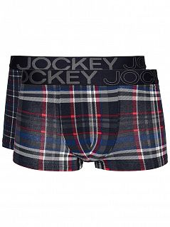 Комплект трусов боксеров заниженной посадки Jockey 181616H (2 шт.) (муж.) Синий 499