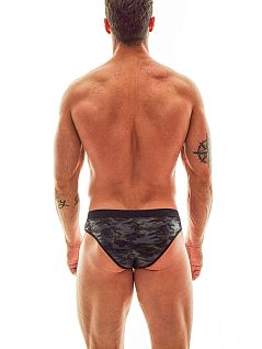 Мужские трусы слипы из микрофибры Anais VOAn_Elektro slip Черный