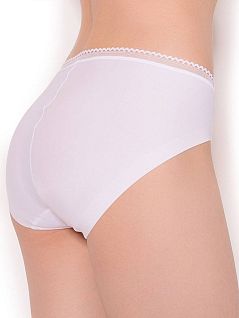 Женские слипы из ультратонкой матовой микрофибры белого цвета Janira 31672c001