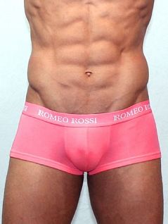 Яркие маленькие мужские хипсы розового цвета Romeo Rossi Heaps R5001-12