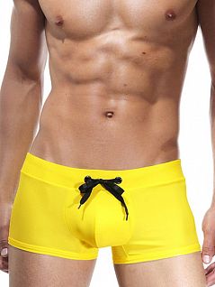 Мужские желтые плавки-хипсы Oboy Summer Boys 6355c08 распродажа