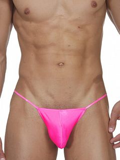 Яркие мужские трусы стринги розового цвета Oboy Sexy Boy U67 06c5701c66