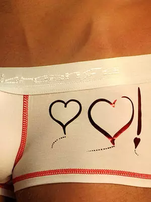 Мужские трусы-хипсы Doreanse белые с сердечками St Valentine Day 1758c02 распродажа Мужские трусы-хипсы Doreanse белые с сердечками St Valentine Day 1758c02 распродажа