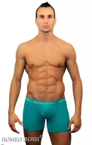 Зелёные мужские трусы боксеры с длинной штаниной Romeo Rossi Long boxers R7001-7 распродажа Зелёные мужские трусы боксеры с длинной штаниной Romeo Rossi Long boxers R7001-7 распродажа