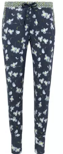 Привлекательные брюки декорированы отстрочкой и пуговицами в области гульфика синего цвета Jockey 8508222c463