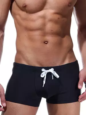 Мужские классические черные плавки хипсы Oboy Summer Boys 6265c01 Мужские классические черные плавки хипсы Oboy Summer Boys 6265c01