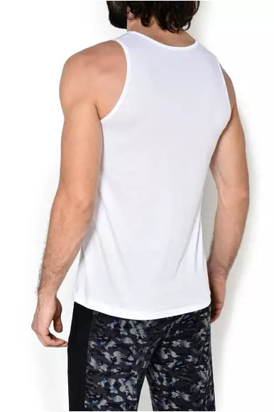Однотонная майка окантованная узкой бейкой Zimmerli 2861440зимерли Белый Однотонная майка окантованная узкой бейкой Zimmerli 2861440зимерли Белый