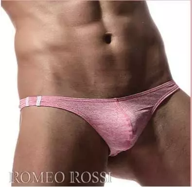 Мужские трусы стринги розового цвета ROMEO ROSSI R1003-22 Мужские трусы стринги розового цвета ROMEO ROSSI R1003-22