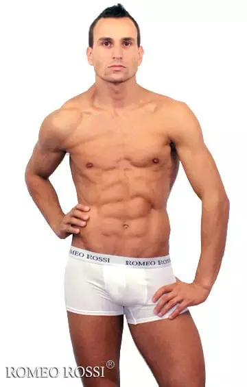 Белые мужские трусы боксеры Romeo Rossi Boxers R6005-1 распродажа Белые мужские трусы боксеры Romeo Rossi Boxers R6005-1 распродажа