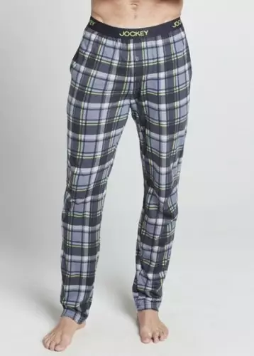 Домашние брюки с клетчатым принтом серого цвета JOCKEY 500756HcM68