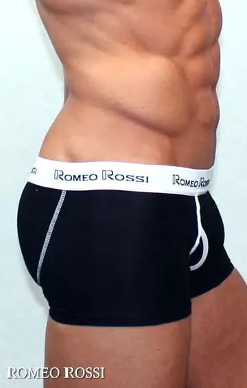 Чёрные мужские трусы хипсы с модным гульфиком Romeo Rossi Heaps R365-2 распродажа Чёрные мужские трусы хипсы с модным гульфиком Romeo Rossi Heaps R365-2 распродажа