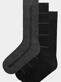 Набор носков из хлопка (3пар) черного цвета IMPETUS FM-P703050-020