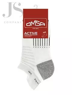 Спортивные носки с влагоотводящими свойствами и отличается высокой прочностью Omsa JSACTIVE 123 (5 пар) bianco