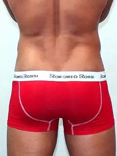Яркие мужские трусы хипсы с гульфиком красного цвета Romeo Rossi Heaps R365-8