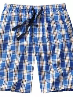 Шорты мужские с гульфиком из 100% хлопка single jersey синего цвета Tom Tailor FM-8560-6251