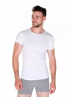 Однотонная футболка из мягкого и высококачественного 100% хлопка LTOZ1048-A Oztas белый