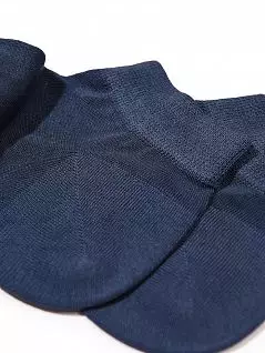 Укороченные носки на узкой фиксирующей резинке синего цвета President 213c88