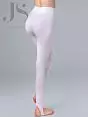 Облегающие леггинсы на высокой посадке GIULIA JSLEGGINGS STRAPS bianco